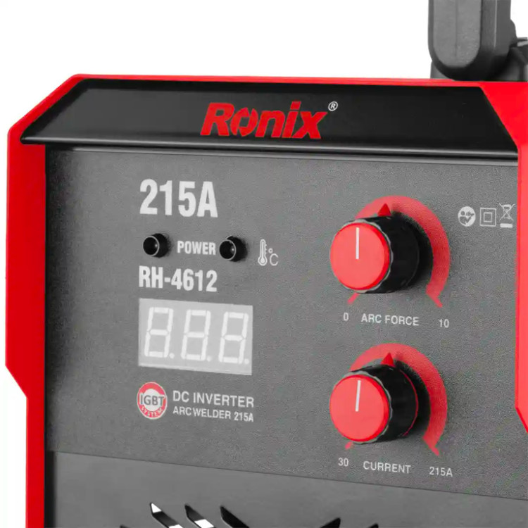 رونیکس مدل RH-4612 دستگاه جوش اینورتر 215 آمپر برد بزرگ
