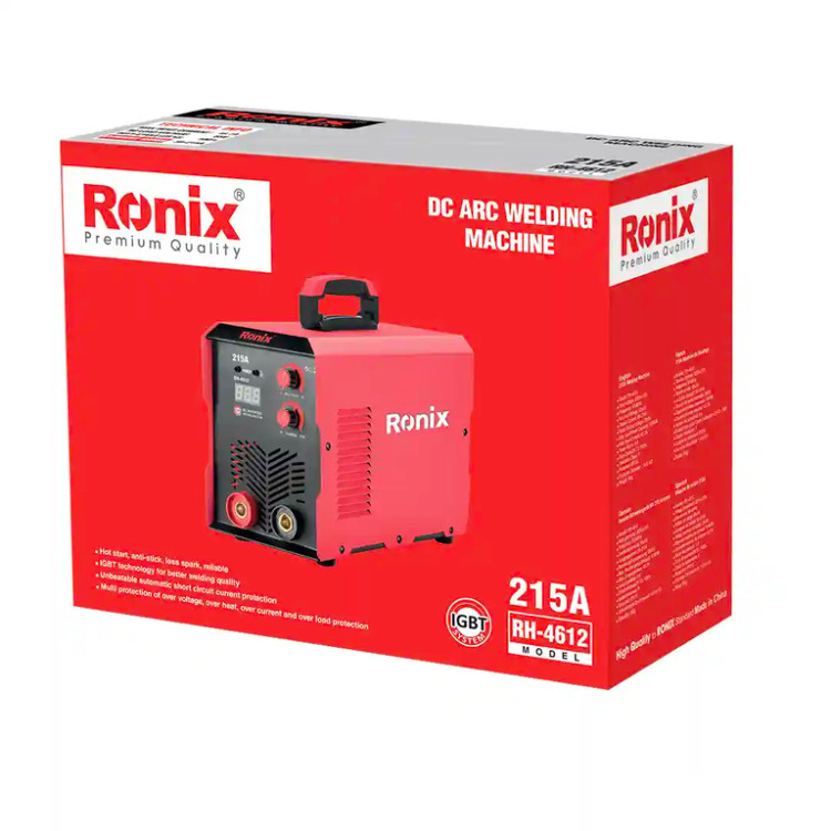 رونیکس مدل RH-4612 دستگاه جوش اینورتر 215 آمپر برد بزرگ