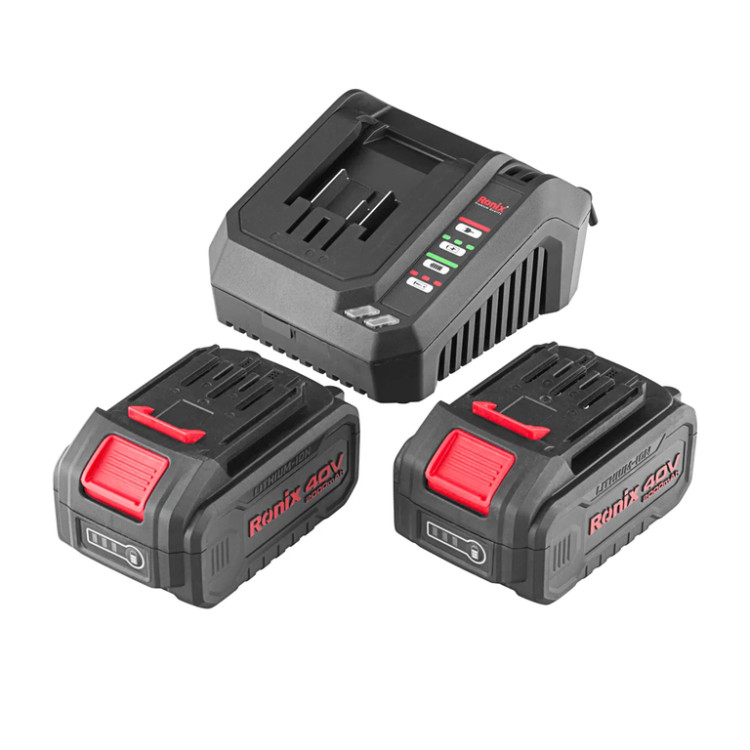 رونیکس مدل 40 - 8910 کیت بتنکن شارژی براشلس 40 ولت 2.4 ژول 28 میلیمتری
