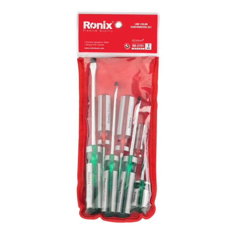 مجموعه ۷ عددی پیچ گوشتی رونیکس مدل RH2701
