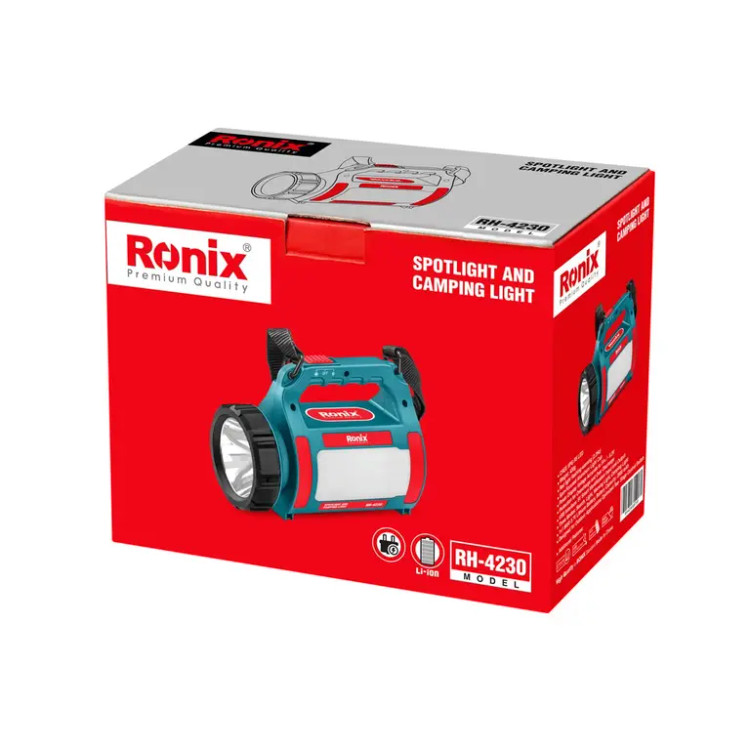 نورافکن شارژی دستی رونیکس مدل RH 4230