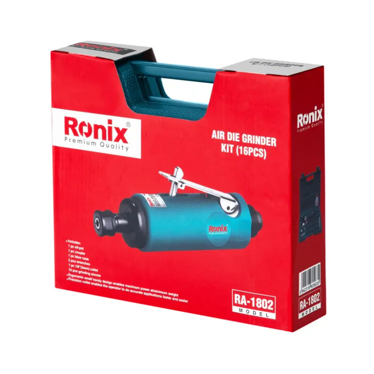 رونیکس مدل RA-1802 کیت فرز انگشتی بادی 16 پارچه