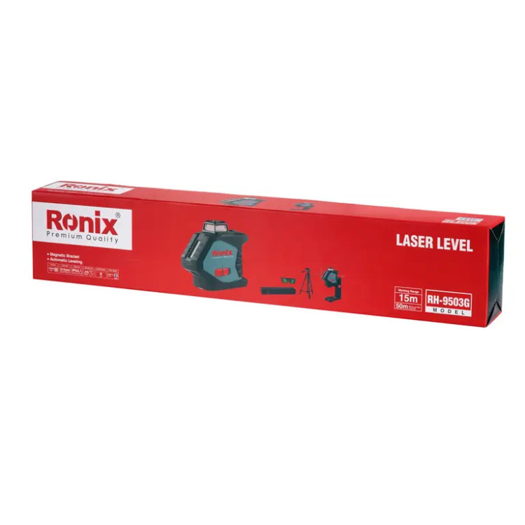 رونیکس مدل RH-9503G تراز لیزری 120+360 درجه نور سبز
