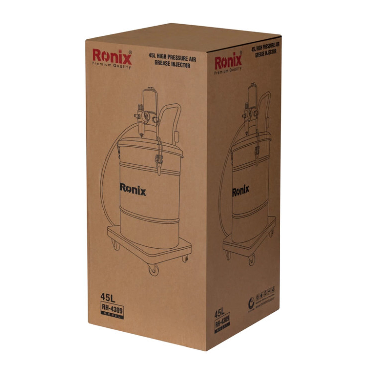 رونیکس RH-4309 گریس پمپ سطلی 45 لیتری