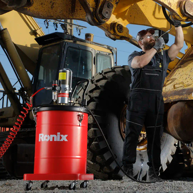 رونیکس RH-4309 گریس پمپ سطلی 45 لیتری