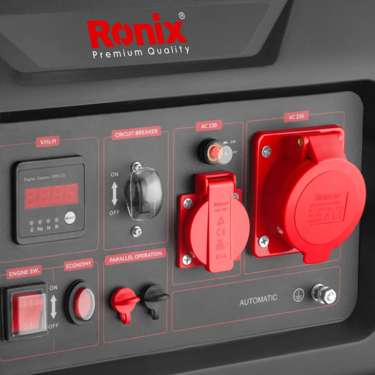 رونیکس مدل RH-4773 ژنراتور اینورتر کامپکت 8000 وات