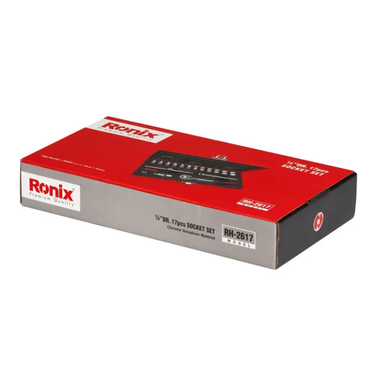 رونیکس مدل RH-2617 مجموعه بکس 17 عددی 1/4 اینچ تایوانی