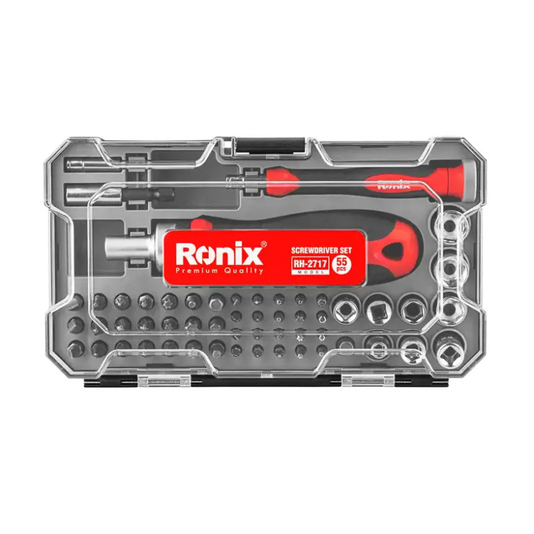 رونیکس مدل RH-2717 ست 56 عددی بیت و بکس