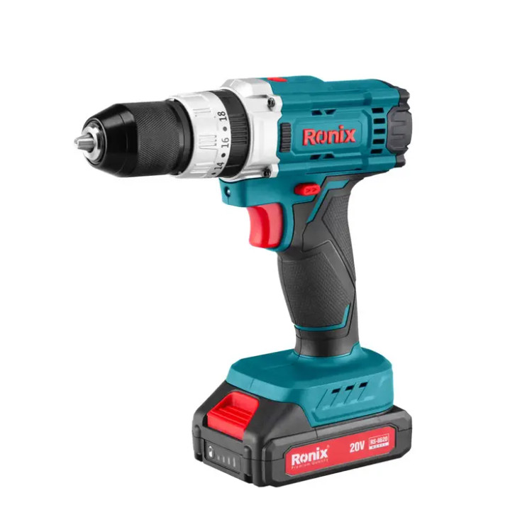رونیکس مدل RS-8620 ست ترکیبی دریل شارژی 20 ولت - 53 پارچه با ابزار دستی